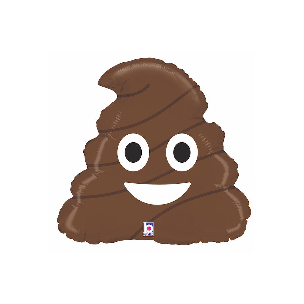 Emoji Poo 20 inch Betallic