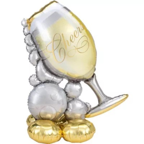 Airloonz Bubbly wine glass 55 inch Anagram