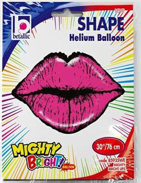 Mighty Bright Lips 30 inch Non Foil Betallic
