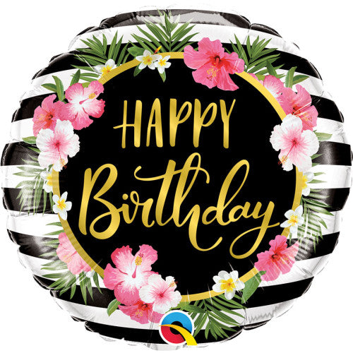Qualatex 18 inch foil balloon - Hibiscus