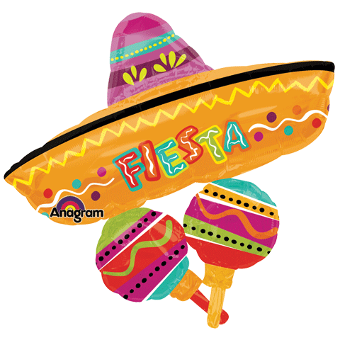 Fiesta Fun Cluster Spanish 32 inch Anagram