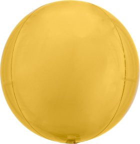 Gold Orbz Foil Plain 16 inch 41 cm Anagram