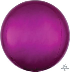Cerise Pink Orbz Foil Plain 16 inch 41 cm Anagram