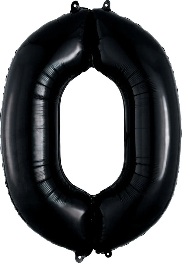 Number 0 - Black -34 inch Anagram
