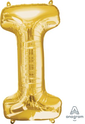 Letter I Gold Anagram