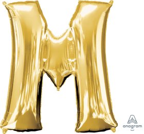 Letter M Gold Anagram