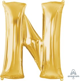 Letter N Gold Anagram
