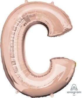 Letter C Rose Gold Anagram