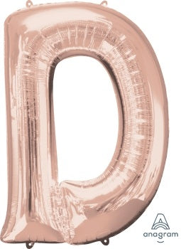 Letter D Rose Gold Anagram
