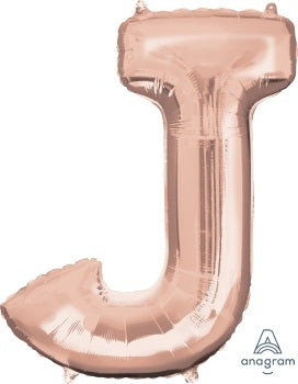 Letter J Rose Gold Anagram