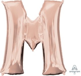 Letter M Rose Gold Anagram