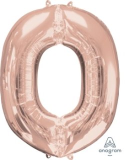 Letter O Rose Gold Anagram