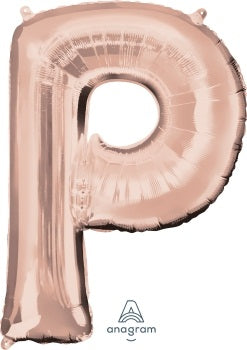 Letter P Rose Gold Anagram