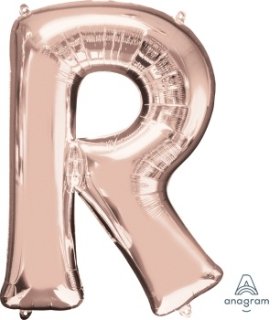 Letter R Rose Gold Anagram