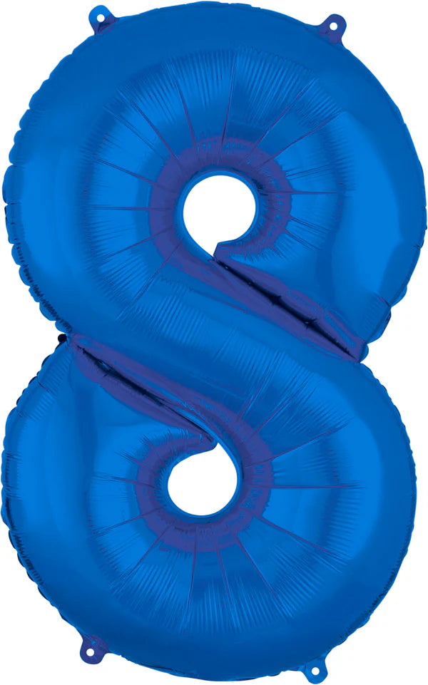 Number 8 - Blue -34 inch Anagram