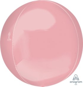 Pale Pink Orbz Foil Plain 16 inch 41 cm Anagram