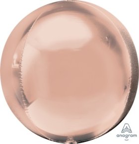 JUMBO (NON PACKAGED) ROSE GOLD Orbz Foil 21 inch 53cm Anagram