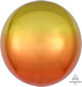 Ombré Yellow and Orange Orbz Foil 16 inch 41 cm Anagram