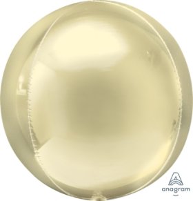 Pastel Yellow Orbz Foil Plain 16 inch 41 cm Anagram