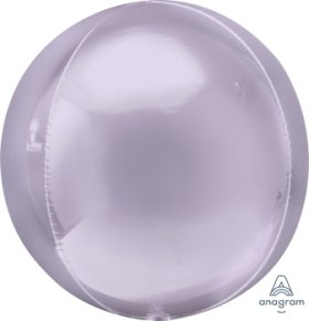 Pastel Lilac Orbz Foil Plain 16 inch 41 cm Anagram
