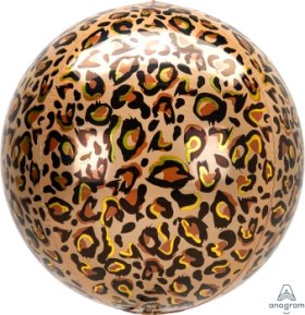 Leopard Print Orbz Foil 16 inch 41 cm Anagram