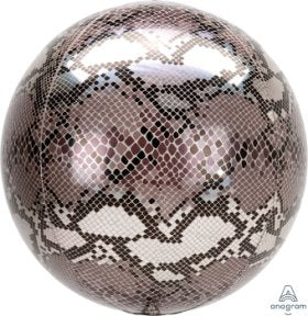 Snake skin print Orbz Foil 16 inch 41 cm Anagram