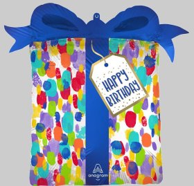 Anagram SUPERSHAPE Painterly Dots Birthday