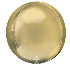 JUMBO (NON PACKAGED) WHITE GOLD Orbz Foil 21 inch 53cm Anagram
