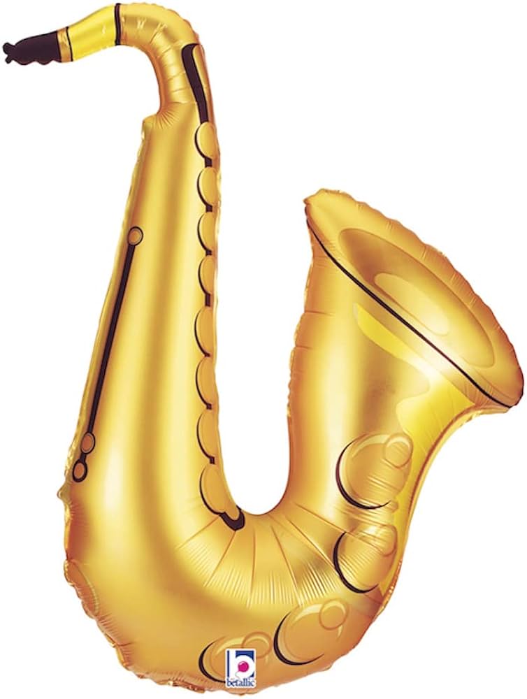 Saxophone Music 37 inch Betallic