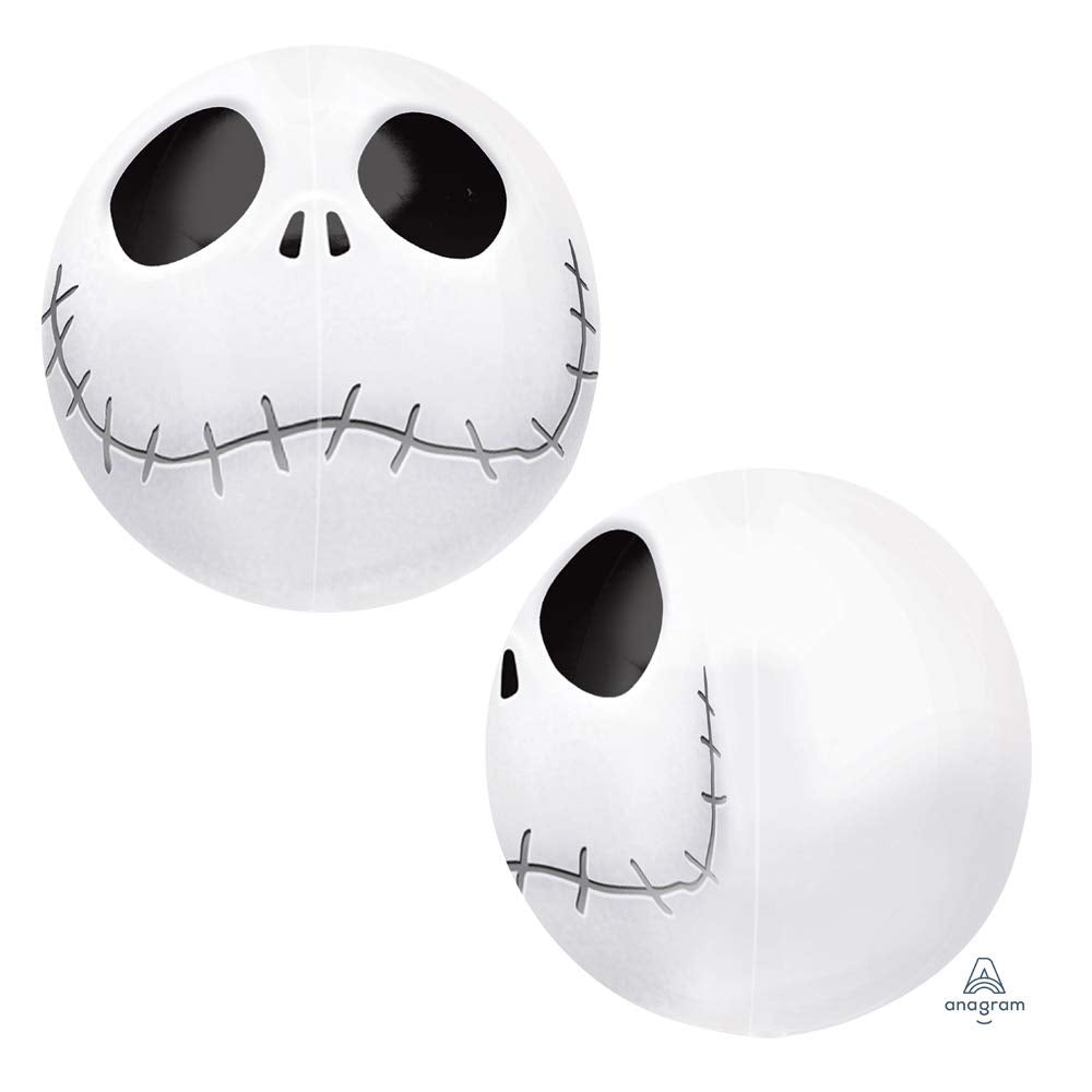 Orbz Halloween White skull Anagram 15 inch - 38 cm