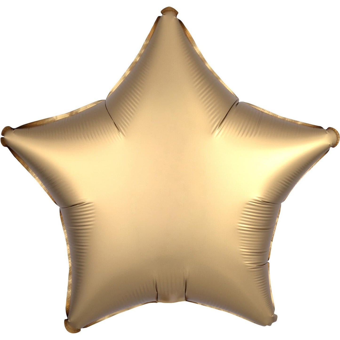 SATIN LUXE Gold Sateen Star 18 inch Anagram
