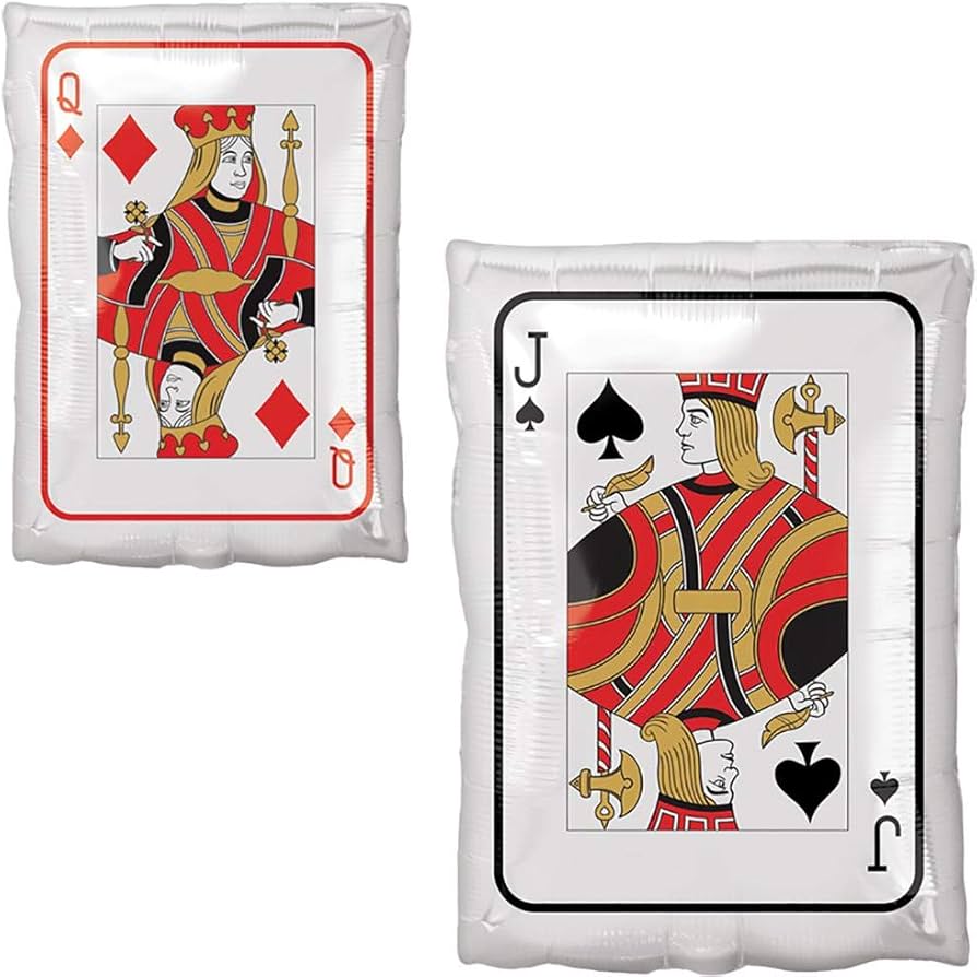 Roll the dice Jack & Queen Anagram 17 inch
