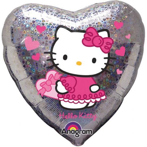 Hello Kitty Holographic Heart 18 inch Anagram