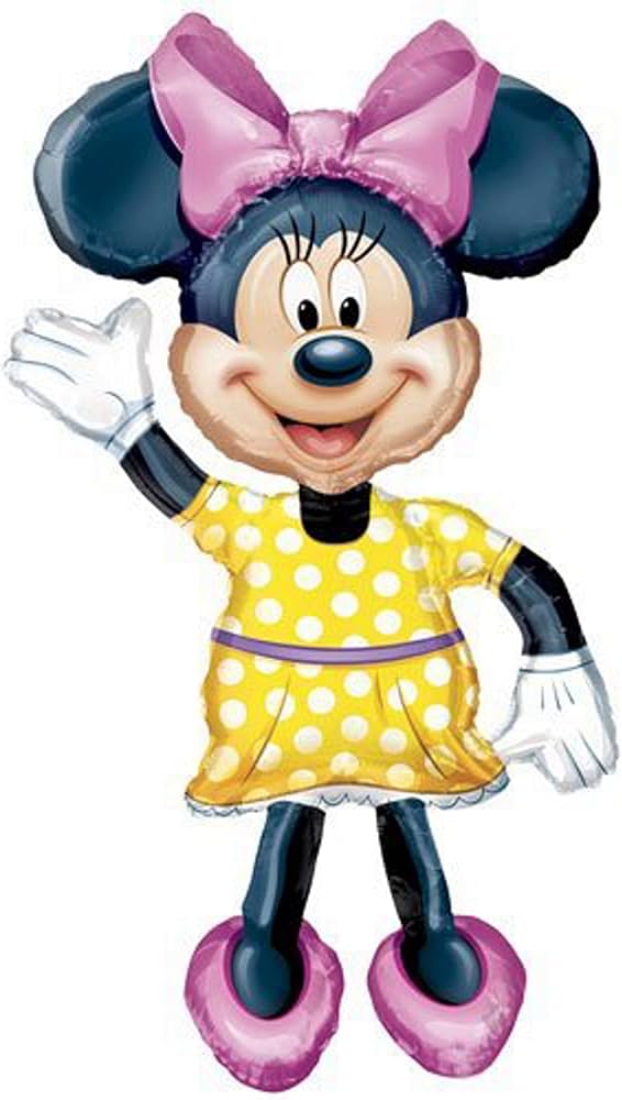 54 inch Minnie Mouse Yellow Dress Anagram Airwalker