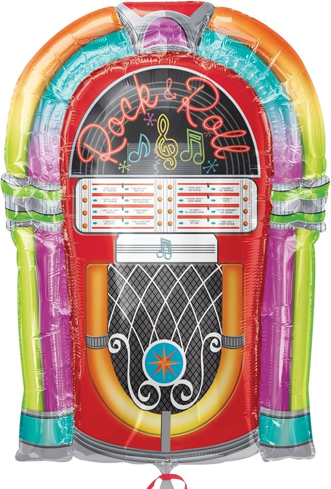 Rock-N-Roll Jukebox 29 inch Anagram