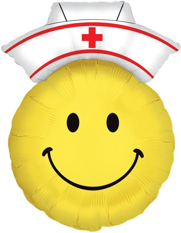 Nurse smiley 28 inch Betallic