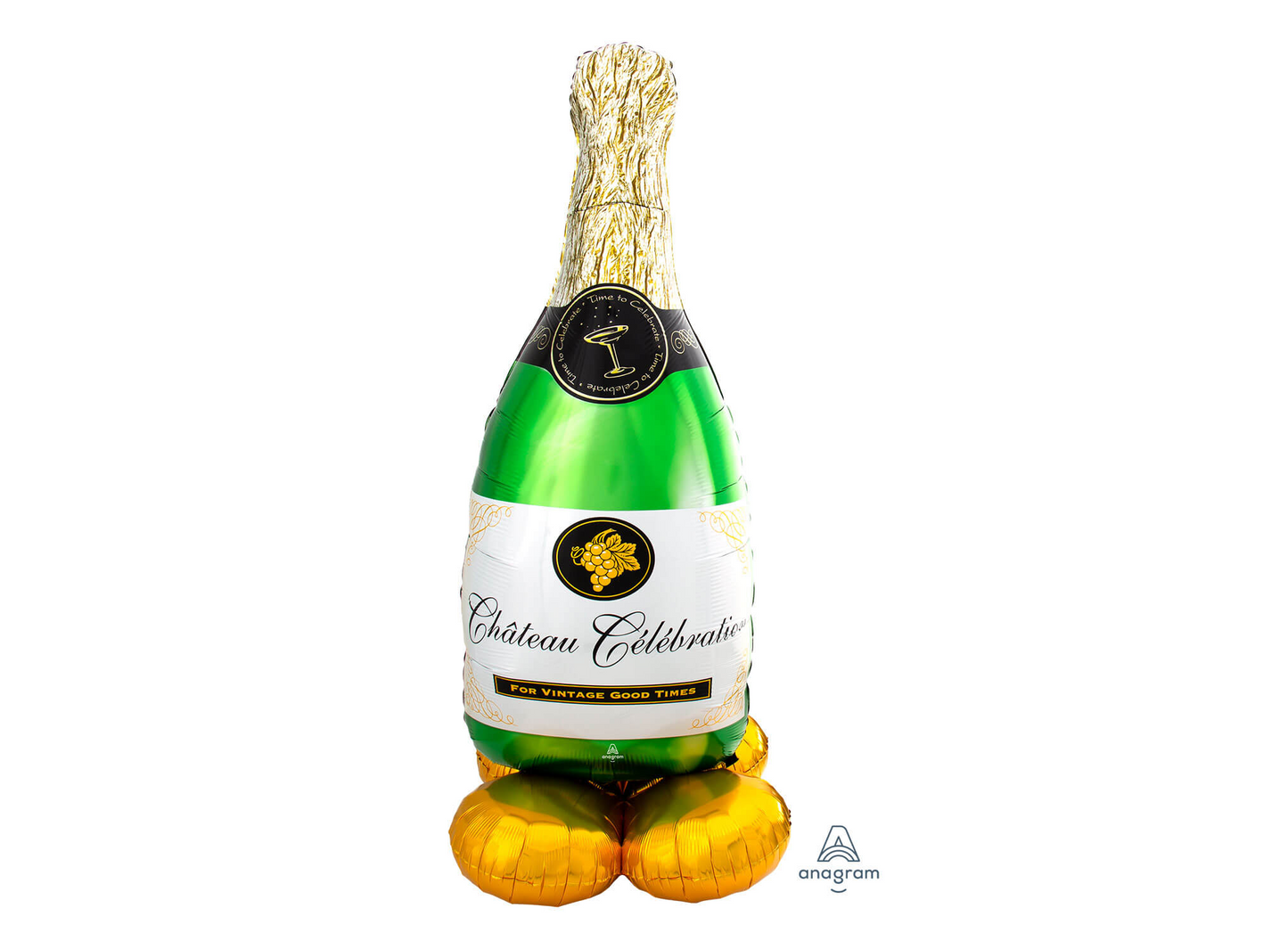 Airloonz Bubbly wine bottle Champagne 60 inch Anagram