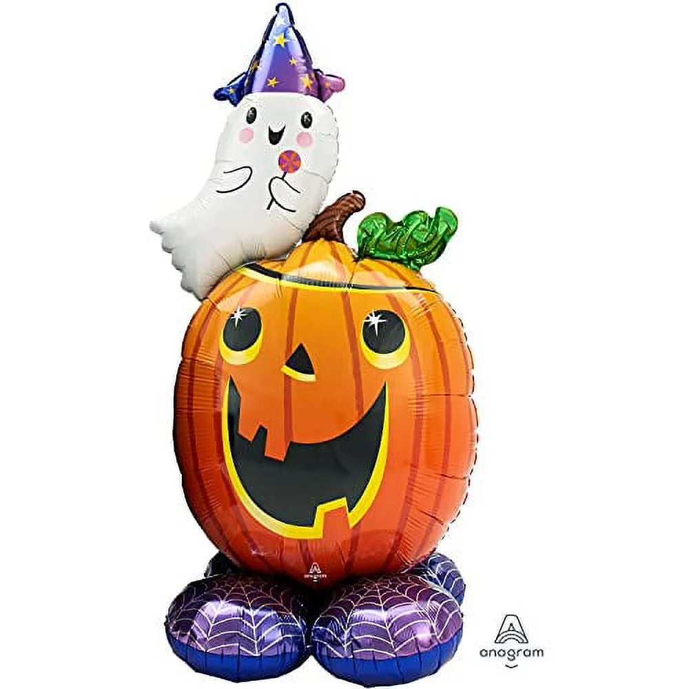 Airloonz Pumpkin & Ghost halloween 56 inch Anagram