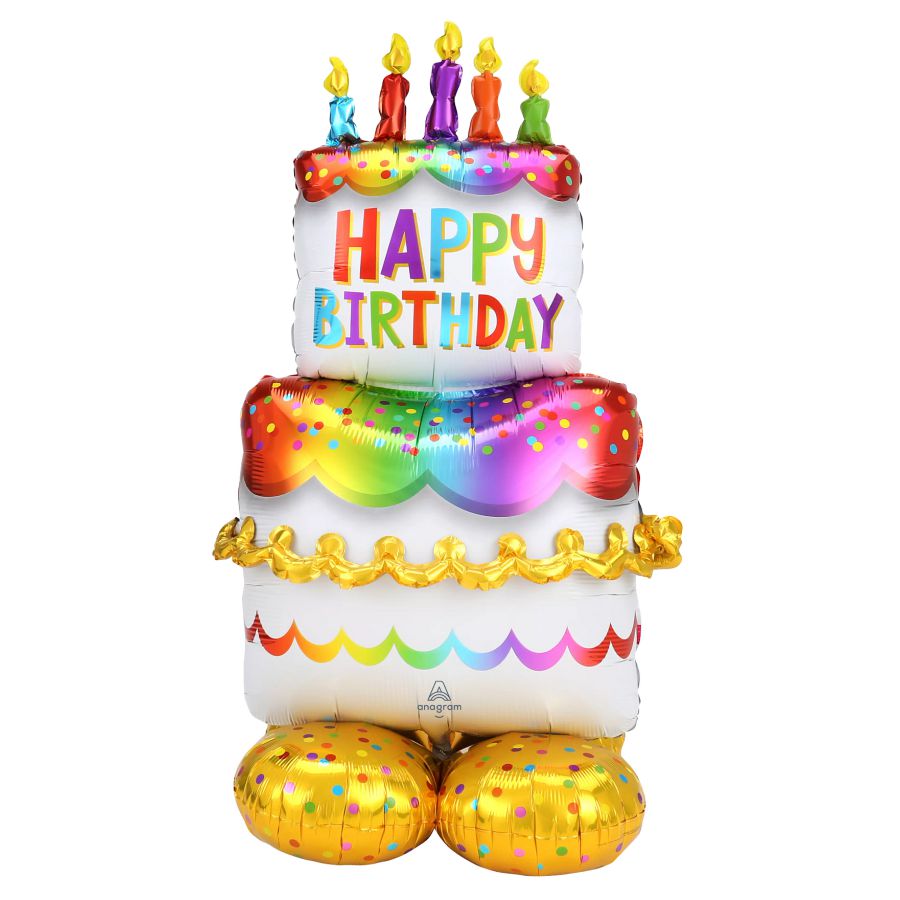 Airloonz Birthday Cake 53 inch Anagram
