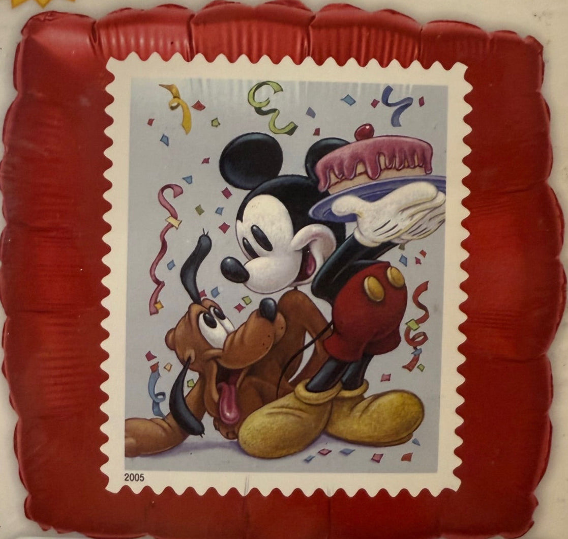 Mickey Pluto Cake 18 inch Square Qualatex