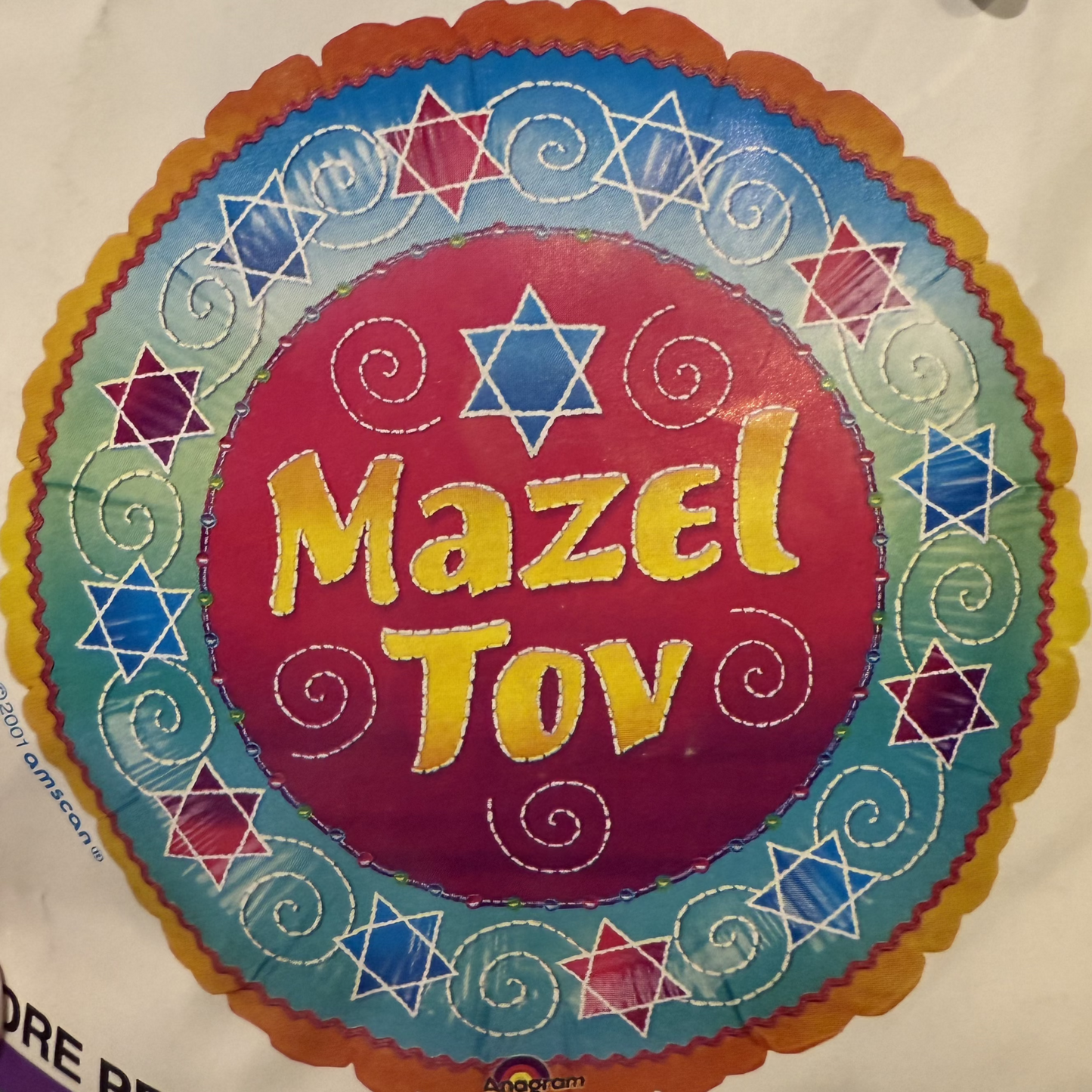 Mazeltov 18 inch Anagram