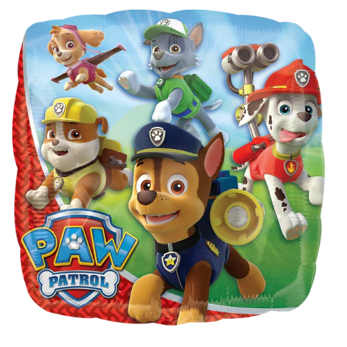 Paw Patrol red square 18 inch Anagram