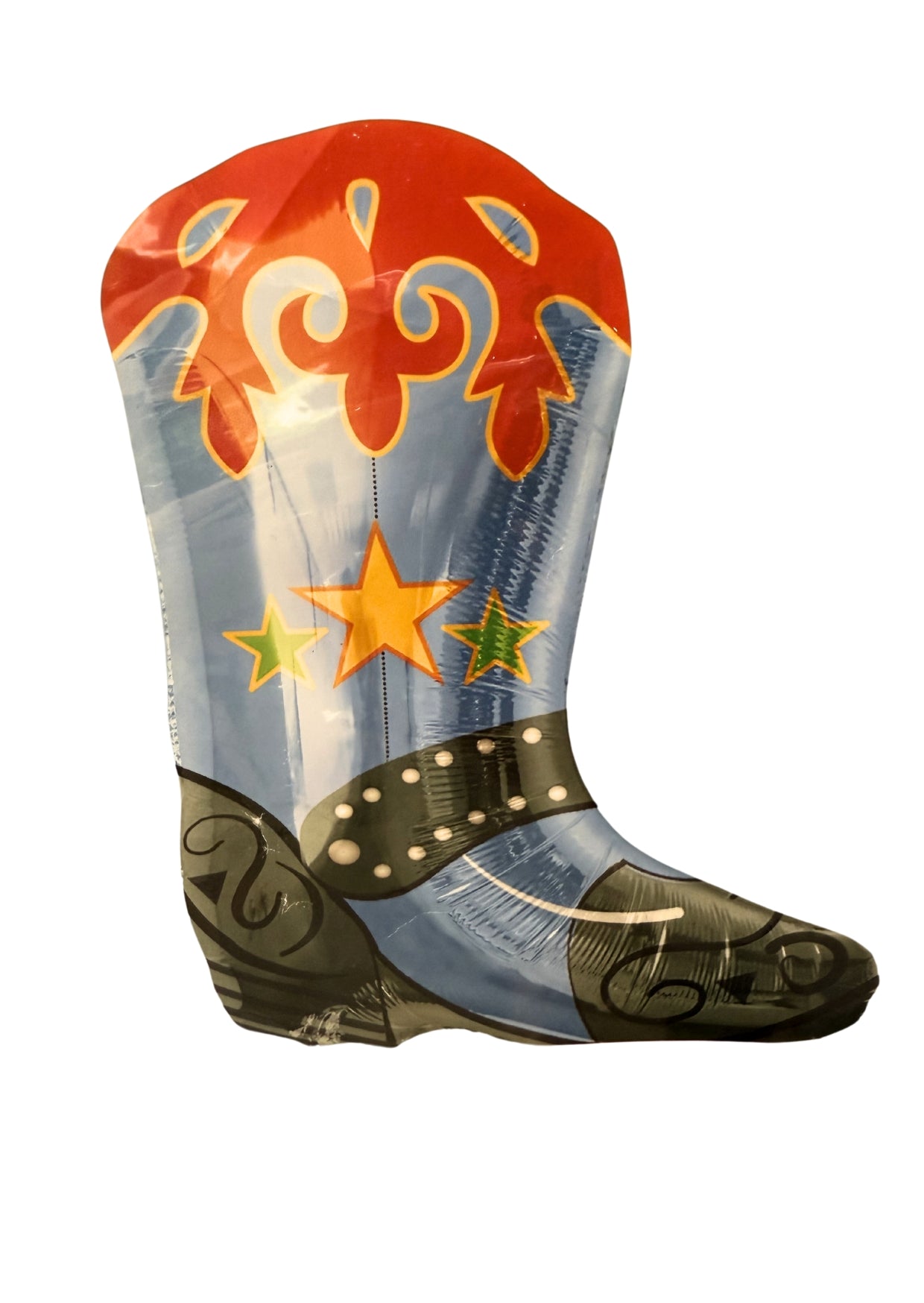 Cowboy boot with stars 20 inch Anagram
