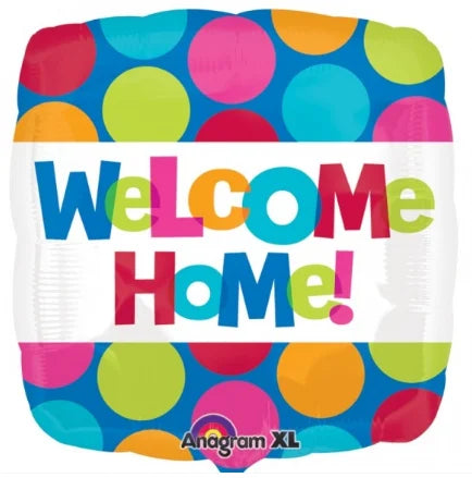 Welcome Home Square dots 17 inch Anagram