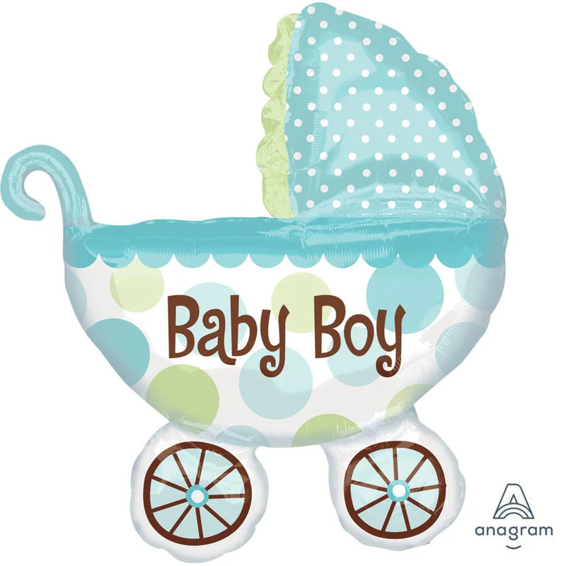 Baby Boy Buggy Pram Stroller 31 inch Anagram