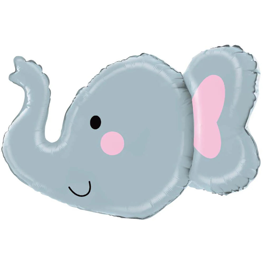 Dimensionals 3D Elephant balloon 34 inch Betallic