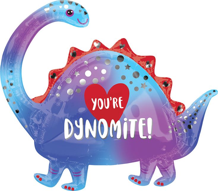 You're Dynomite Love 32 inch shape Anagram