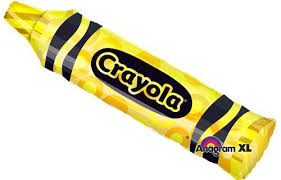 Crayola Yellow 43 inch Anagram
