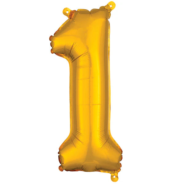 Number 1- Gold -34 inch Anagram