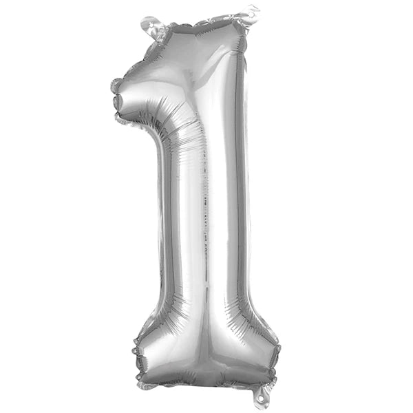 Number 1 - Silver -34 inch Anagram